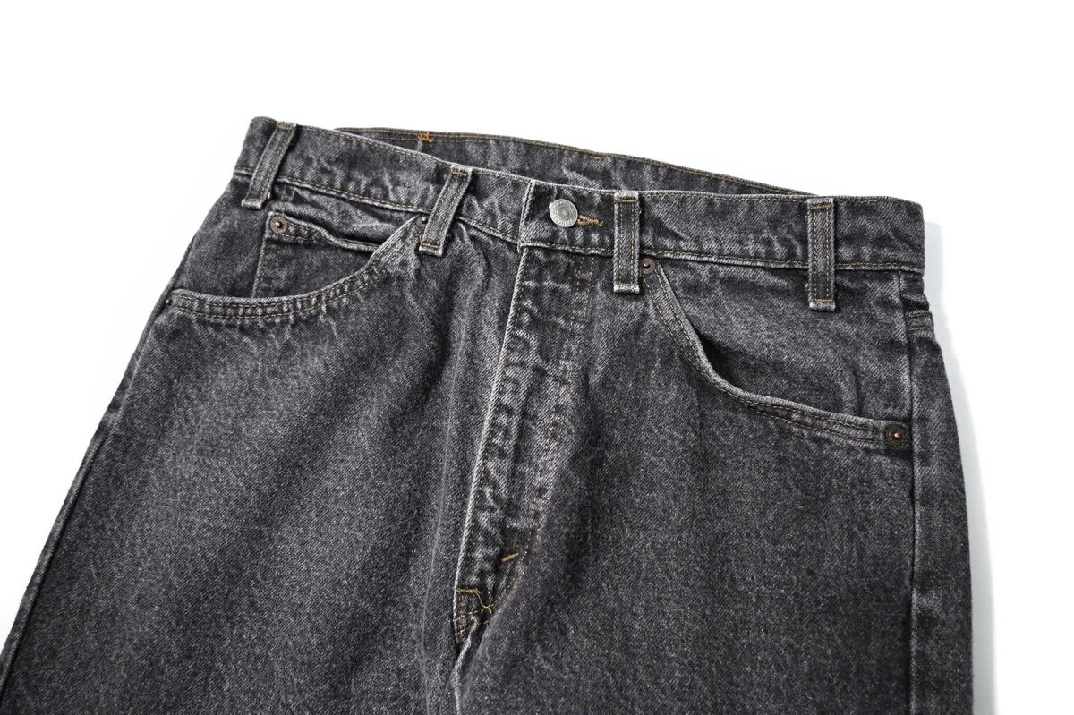 画像2: 87' Used Levi's 40505 Denim Pants Black made in USA リーバイス 先染め (2)