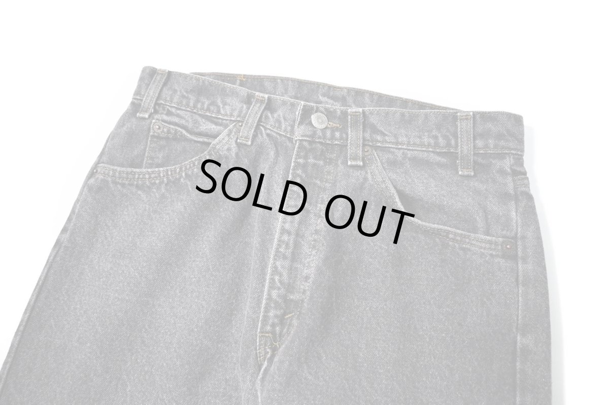 画像2: 87' Used Levi's 40505 Denim Pants Black made in USA リーバイス 先染め (2)