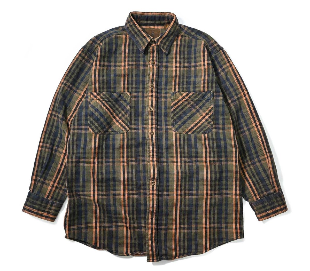 画像1: 90-00s Used St John's Bay Heavy Flannel Shirt (1)