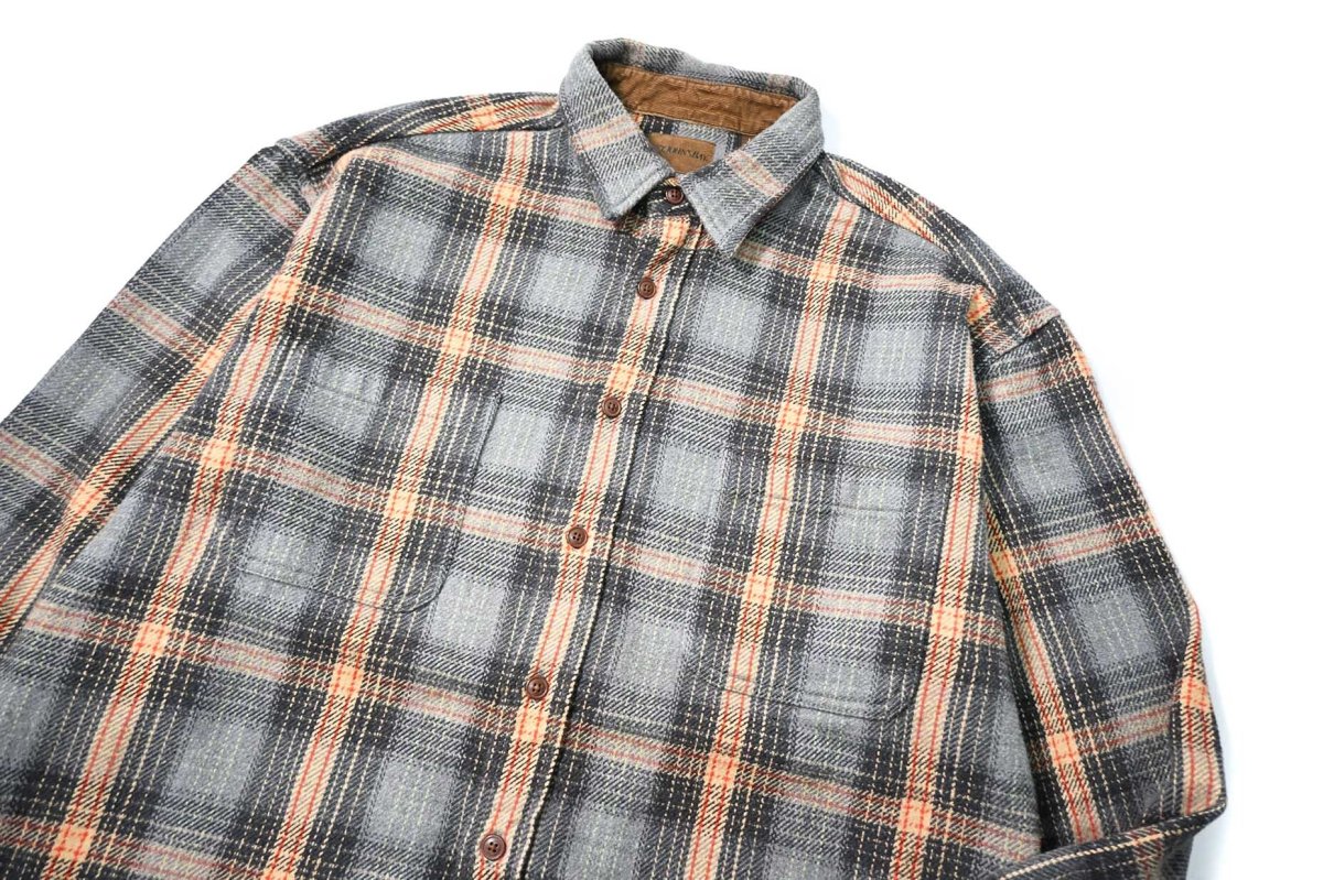 画像2: 90-00s Used St John's Bay Heavy Flannel Shirt (2)