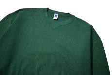 画像2: 90s Used Russell Athletic Blank Sweat Shirt Green made in USA (2)