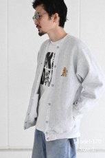 画像6: 90s Used Champion Reverse Weave Snap Cardigan "Oakland Athletics" made in USA (6)