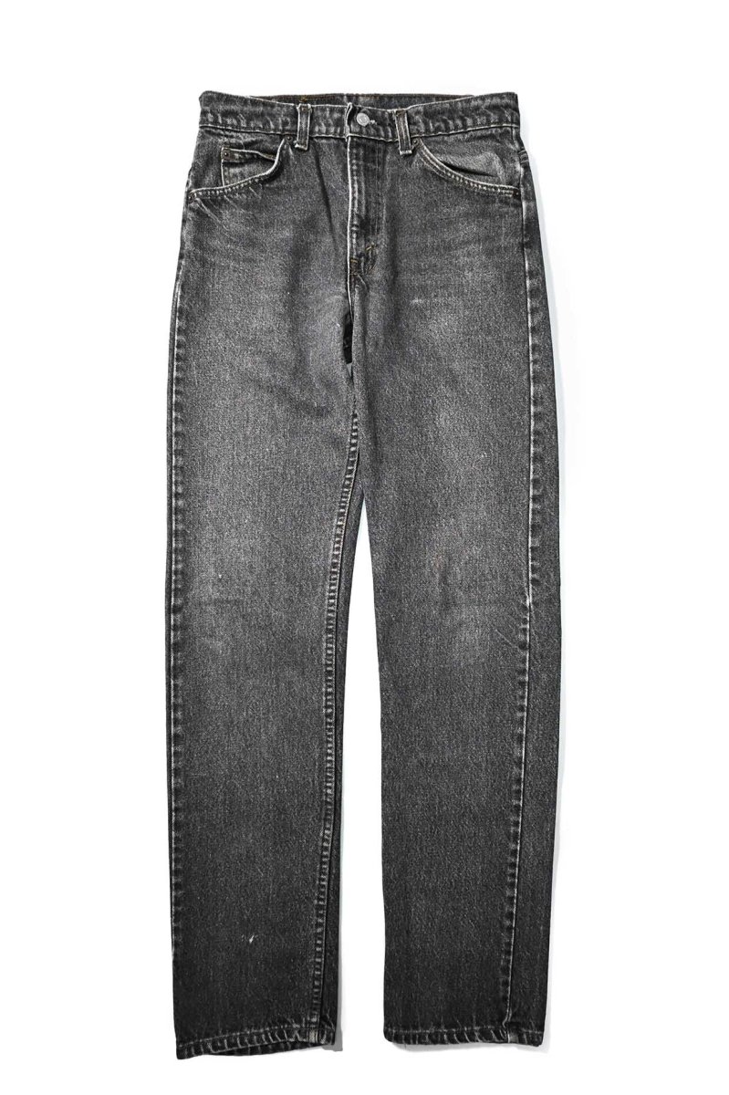 画像1: 92' Used Levi's 505 Denim Pants Black made in USA リーバイス 先染め (1)