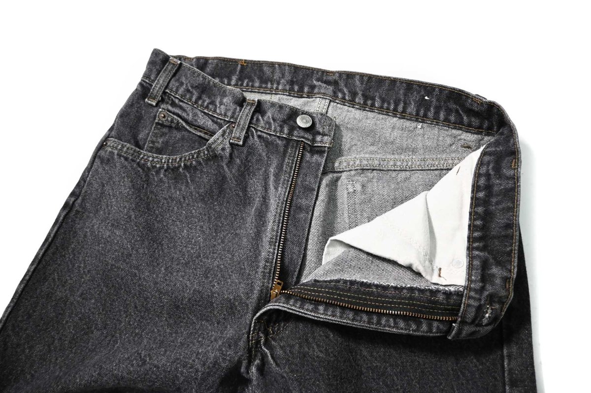 画像6: 87' Used Levi's 40505 Denim Pants Black made in USA リーバイス 先染め (6)