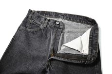 画像6: 87' Used Levi's 40505 Denim Pants Black made in USA リーバイス 先染め (6)