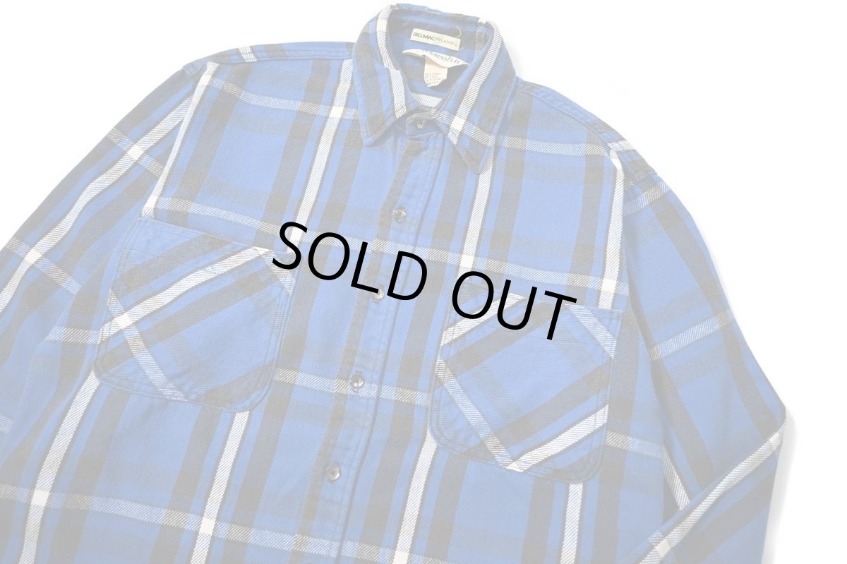 画像2: 80-90s Used St John's Bay Big Mac Heavy Flannel Shirt made in USA (2)