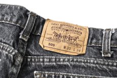 画像5: 92' Used Levi's 505 Denim Pants Black made in USA リーバイス 先染め (5)