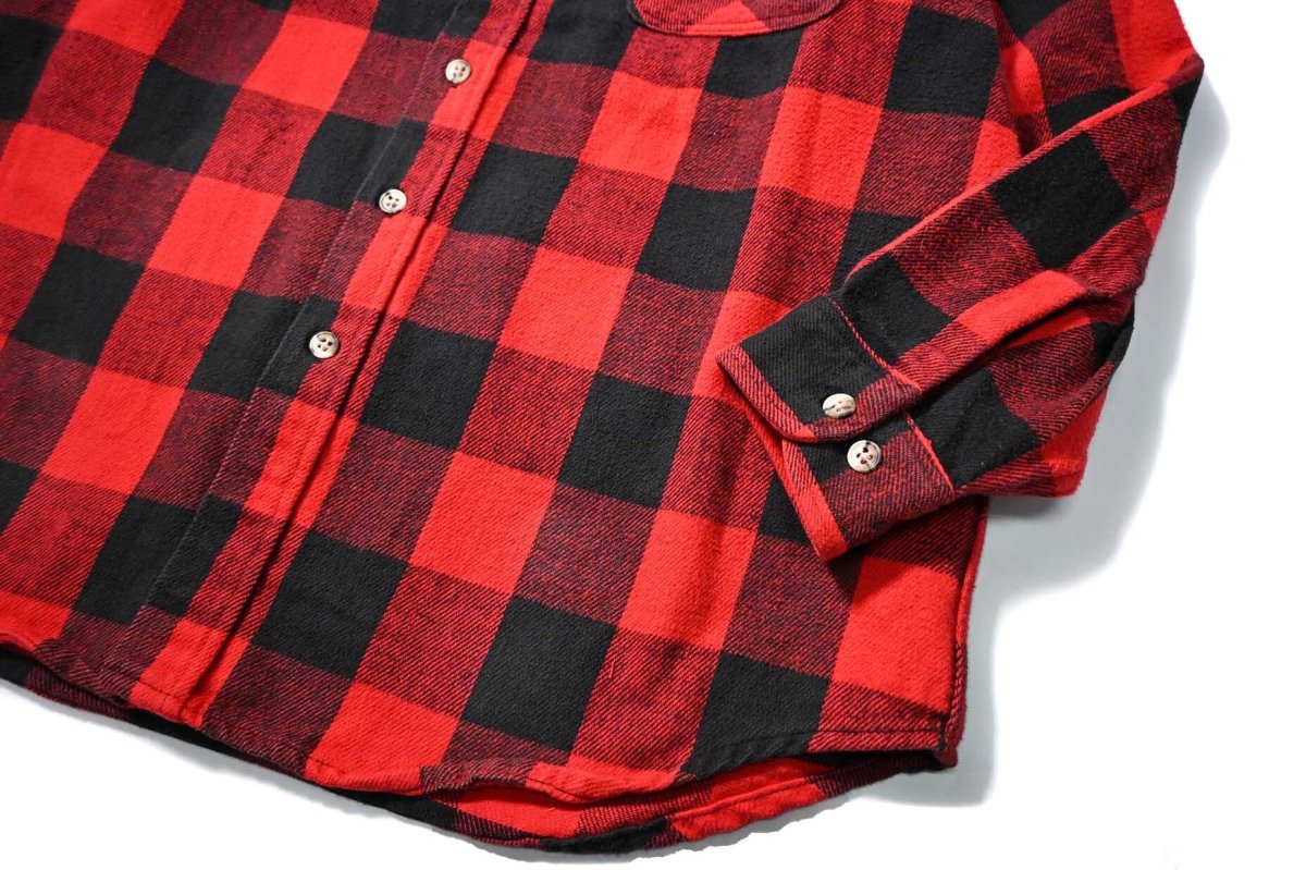 画像3: 80-90s Used St John's Bay Heavy Flannel Shirt made in USA (3)