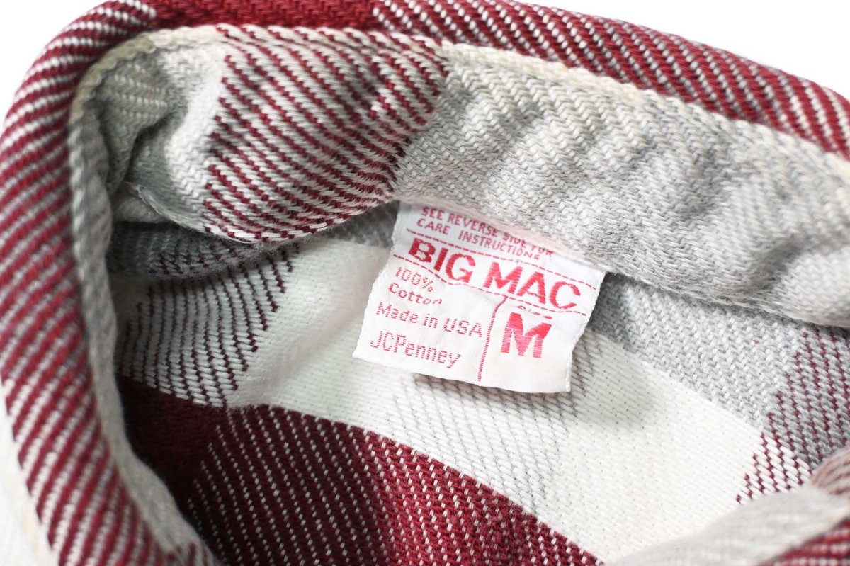 画像4: 70s Used Big Mac Heavy Flannel Shirt made in USA (4)