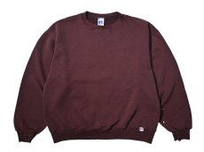 画像1: 90s Used Russell Athletic Blank Sweat Shirt Maroon (1)