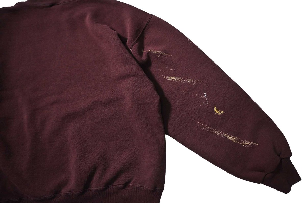 画像5: 90s Used Russell Athletic Blank Sweat Shirt Maroon (5)