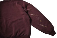 画像5: 90s Used Russell Athletic Blank Sweat Shirt Maroon (5)