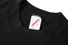 画像4: 80-90s Used Jerzees Raglan Sleeve Blank Sweat Shirt Black made in USA (4)