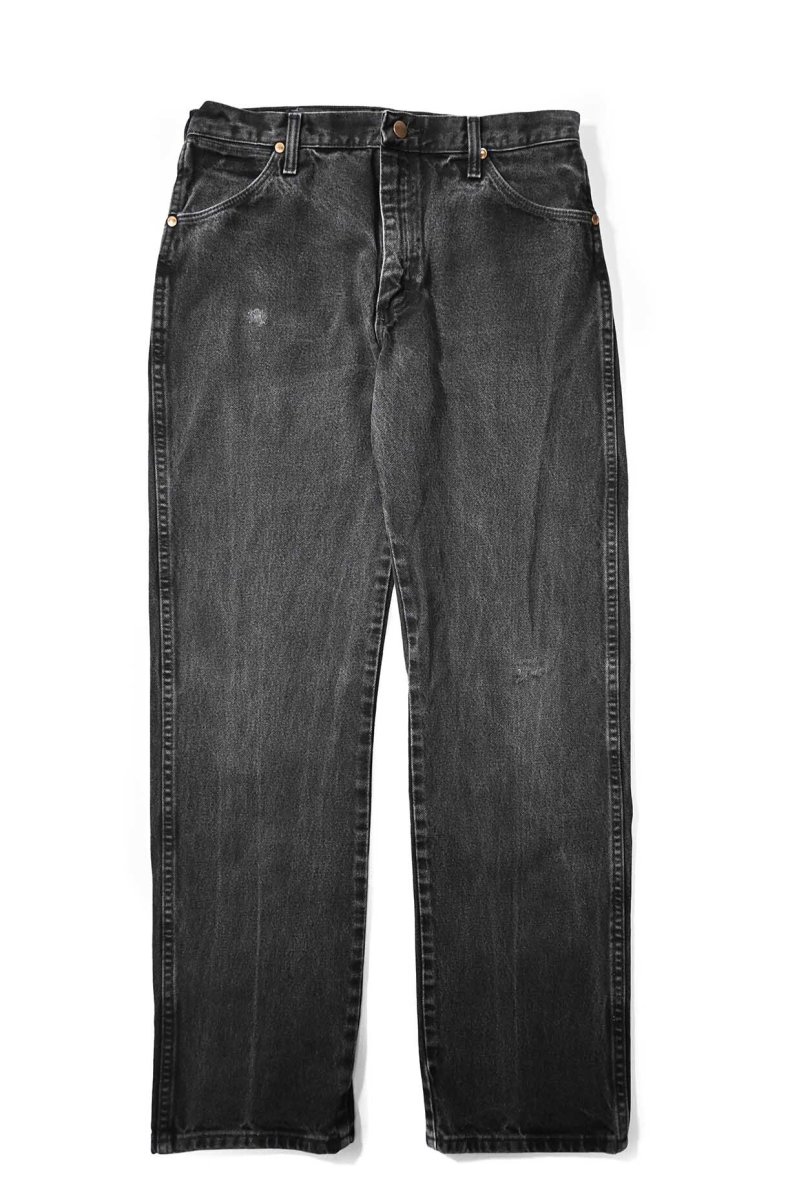 画像1: 90s Used Wrangler 13MWZWK Denim Pants Black made in USA (1)