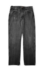 画像1: 90s Used Wrangler 13MWZWK Denim Pants Black made in USA (1)
