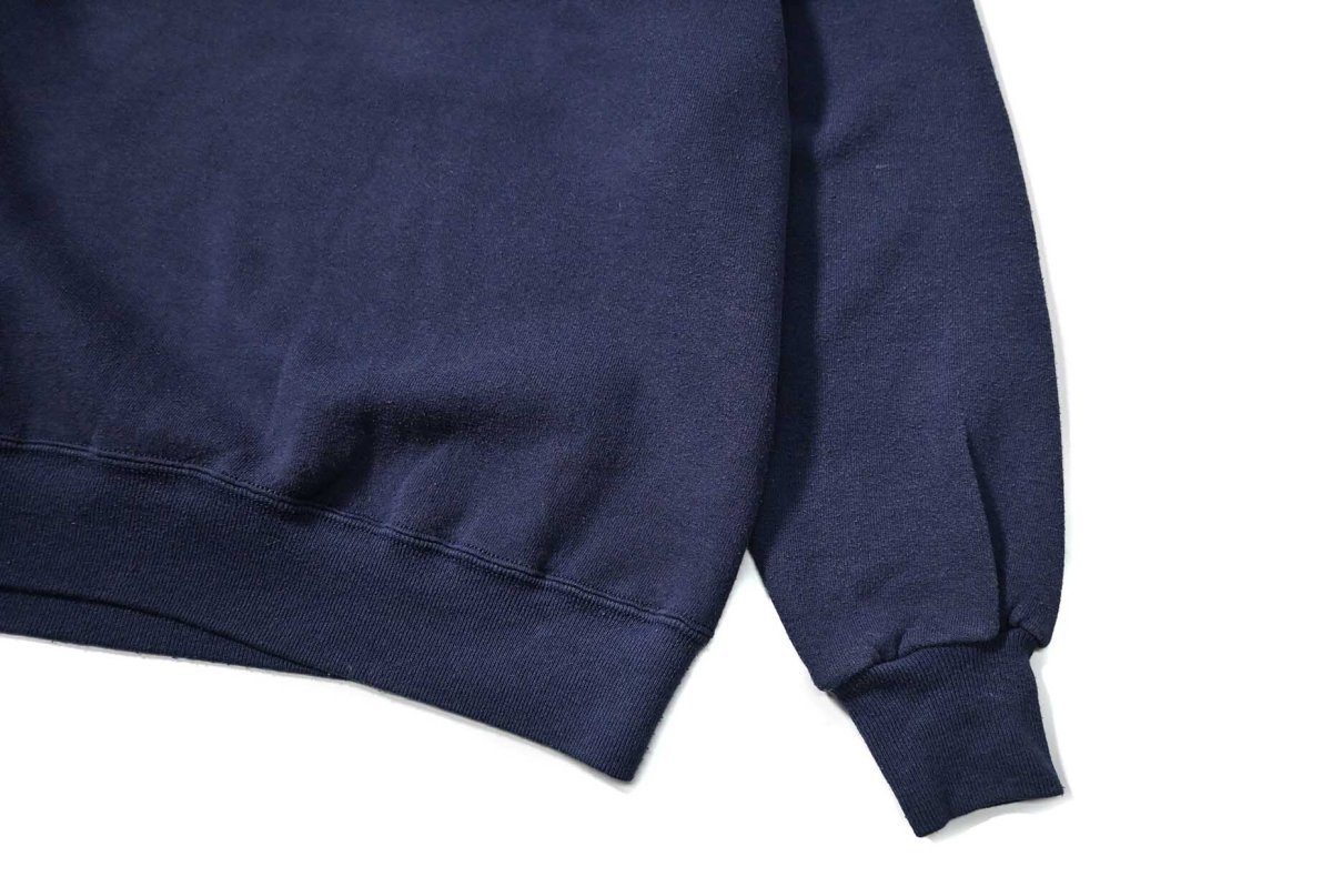 画像3: 80-90s Used Jerzees Raglan Sleeve Blank Sweat Shirt Navy made in USA (3)