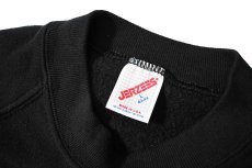 画像4: 80-90s Used Jerzees Raglan Sleeve Blank Sweat Shirt Black made in USA (4)