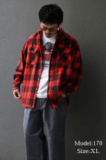 画像5: 80-90s Used St John's Bay Heavy Flannel Shirt made in USA (5)