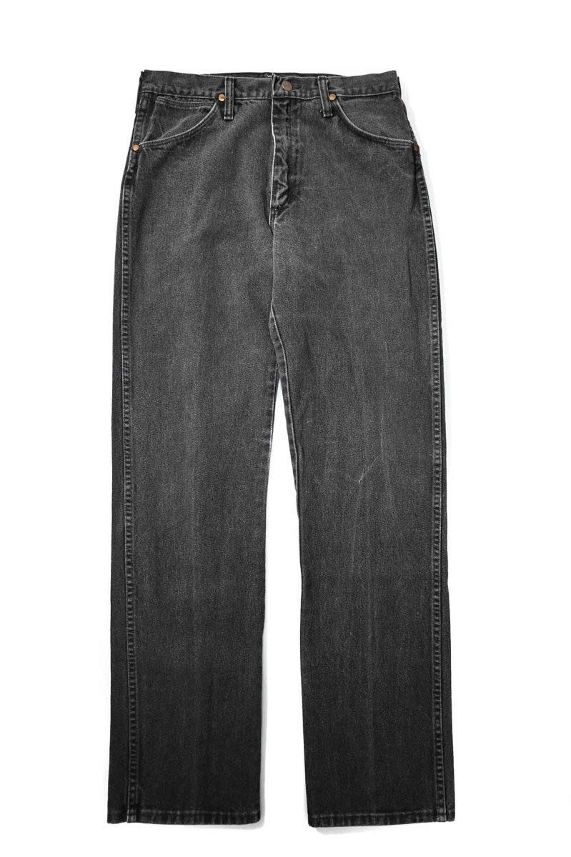 画像1: 90s Used Wrangler 13MWZWK Denim Pants Black made in USA (1)