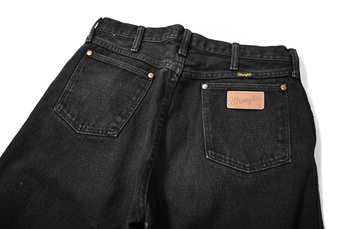 画像4: 90s Used Wrangler 13MWZWK Denim Pants Black made in USA (4)