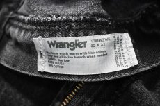 画像7: 90s Used Wrangler 13MWZWK Denim Pants Black made in USA (7)