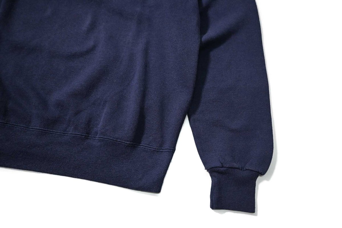 画像3: 80-90s Used Jerzees Raglan Sleeve Blank Sweat Shirt Navy made in USA (3)