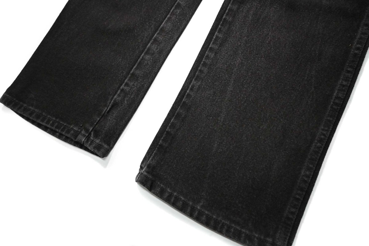 画像3: 90s Used Wrangler 13MWZWK Denim Pants Black made in USA (3)