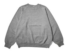 画像1: 80-90s Used Jerzees Raglan Sleeve Blank Sweat Shirt Grey made in USA (1)