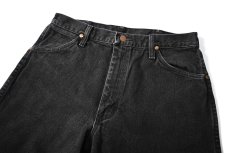画像2: 90s Used Wrangler 13MWZWK Denim Pants Black made in USA (2)