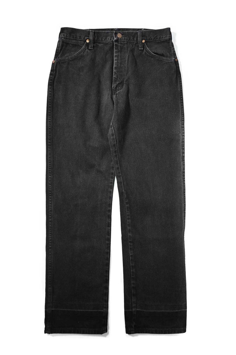 画像1: 90s Used Wrangler 13MWZWK Denim Pants Black made in USA (1)