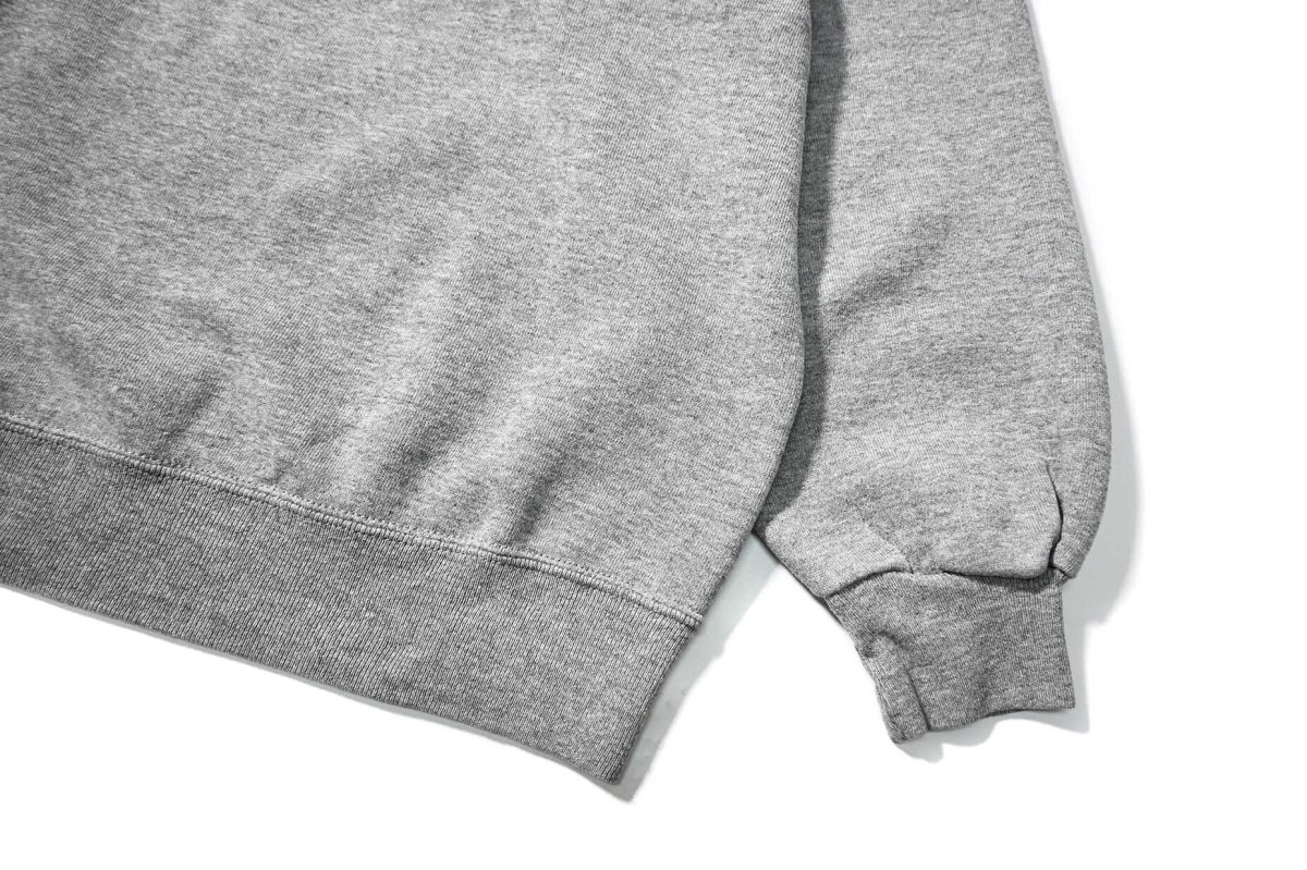 画像3: 80-90s Used Jerzees Raglan Sleeve Blank Sweat Shirt Grey made in USA (3)
