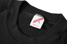 画像4: 80-90s Used Jerzees Raglan Sleeve Blank Sweat Shirt Black made in USA (4)
