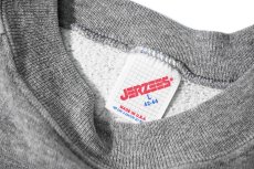 画像4: 80-90s Used Jerzees Raglan Sleeve Blank Sweat Shirt Grey made in USA (4)