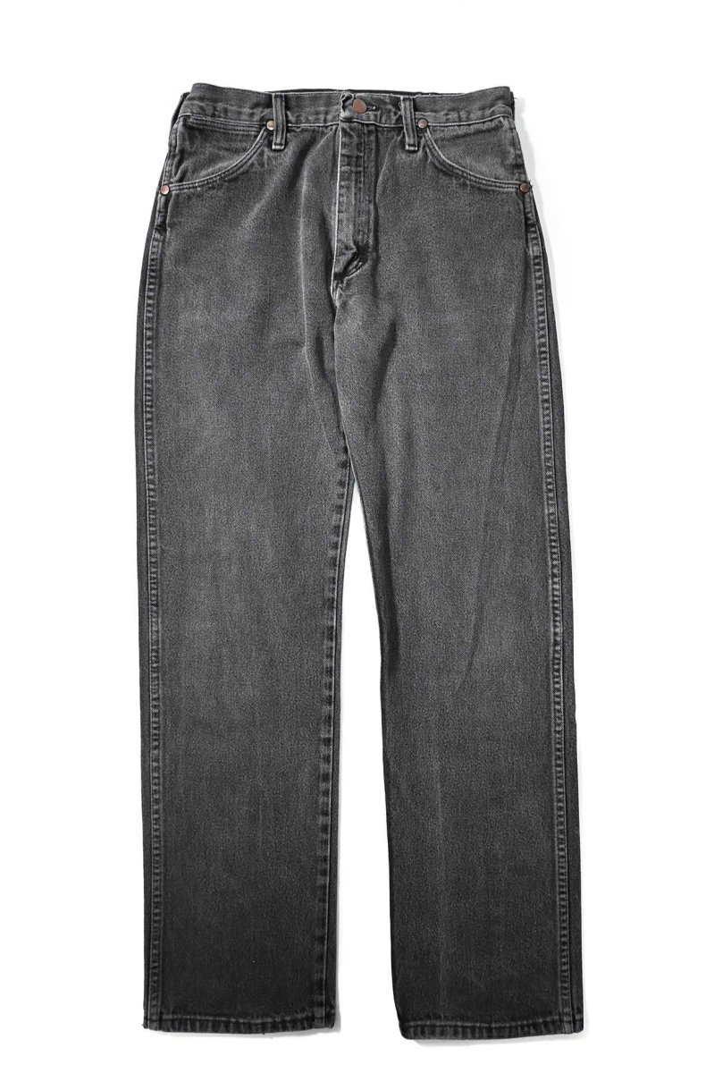 画像1: 90s Used Wrangler 13MWZWK Denim Pants Black made in USA (1)