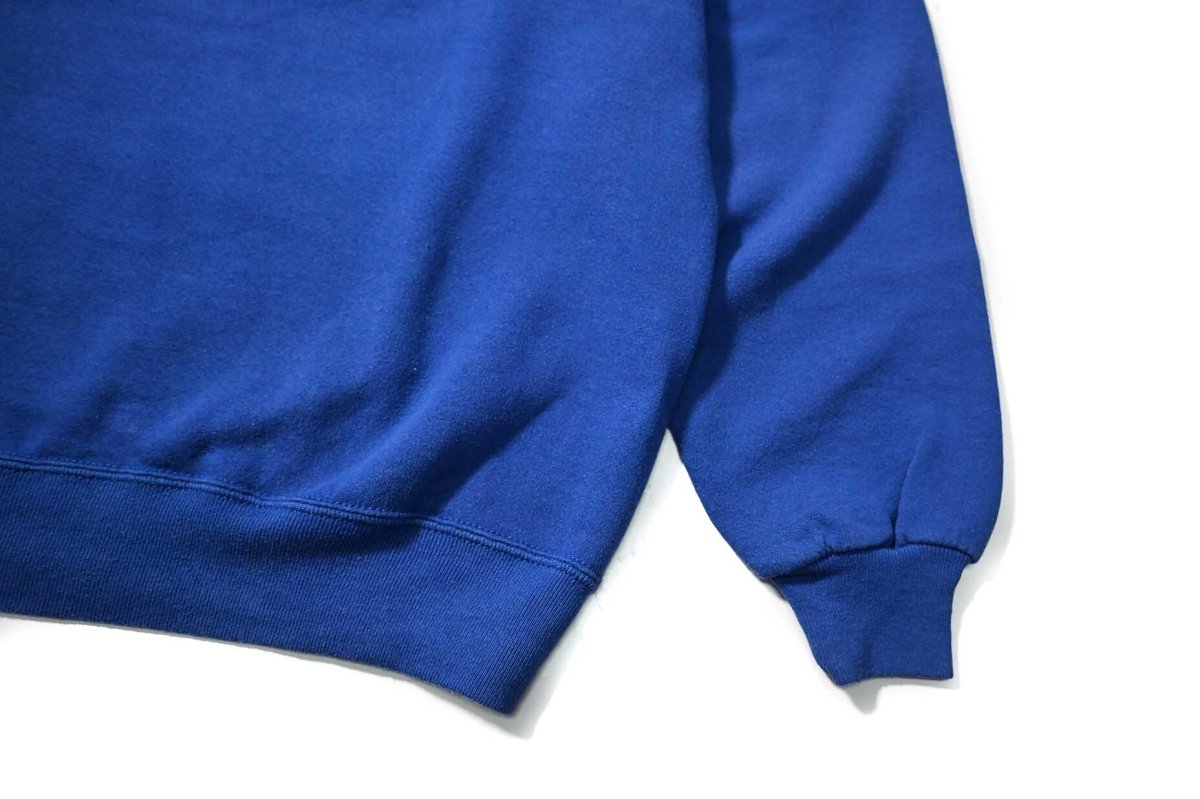 画像3: 80-90s Used Jerzees Raglan Sleeve Blank Sweat Shirt Blue made in USA (3)
