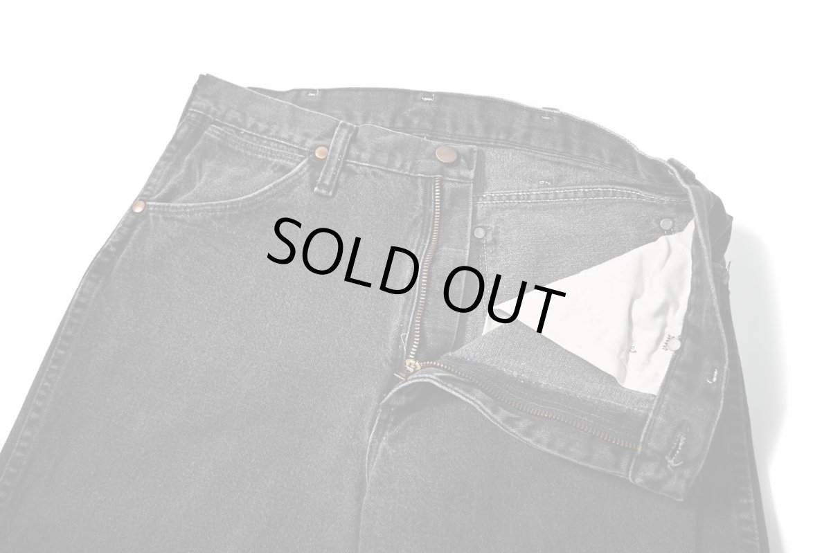 画像5: 90s Used Wrangler 13MWZWK Denim Pants Black made in USA (5)