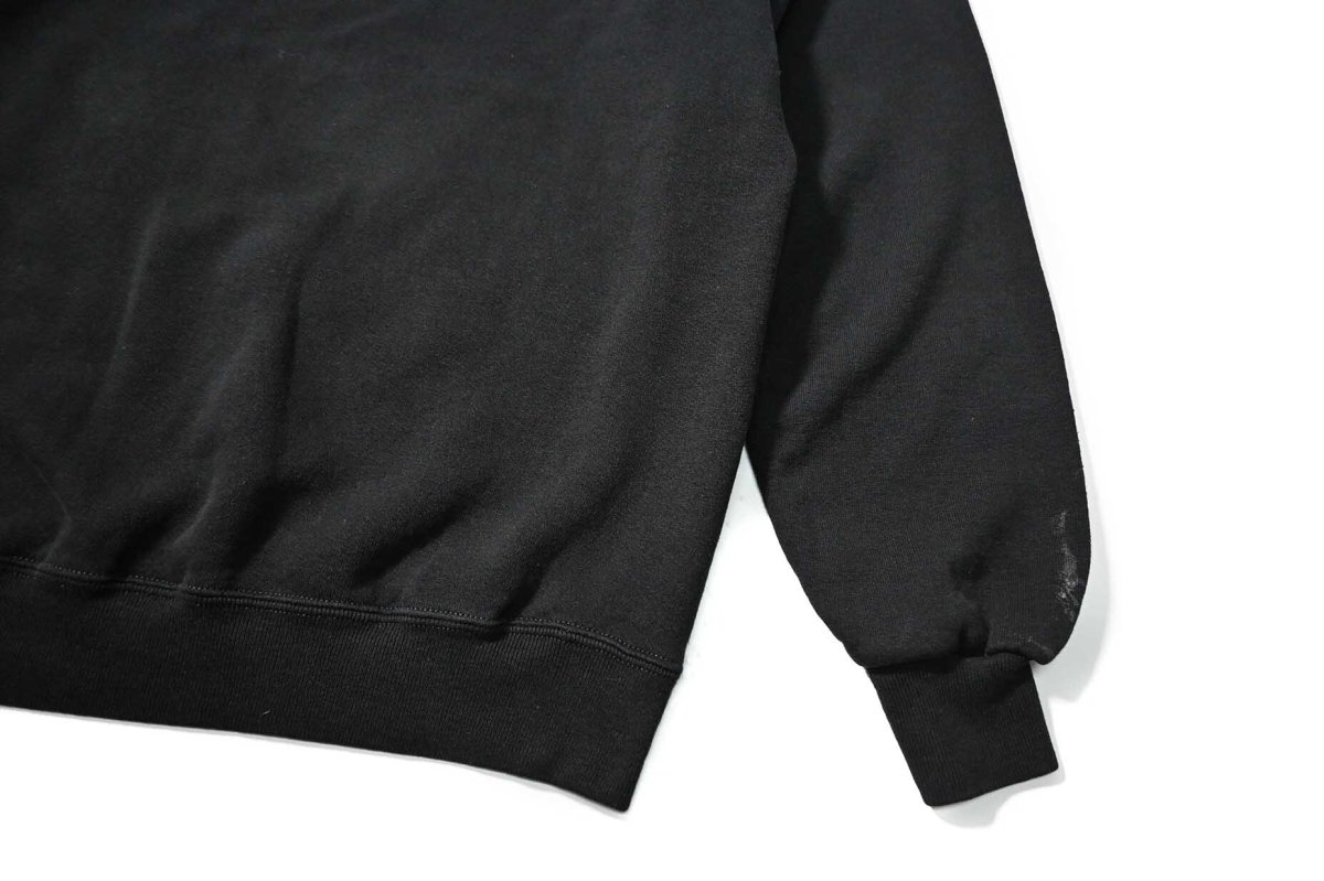 画像3: 80-90s Used Jerzees Raglan Sleeve Blank Sweat Shirt Black made in USA (3)