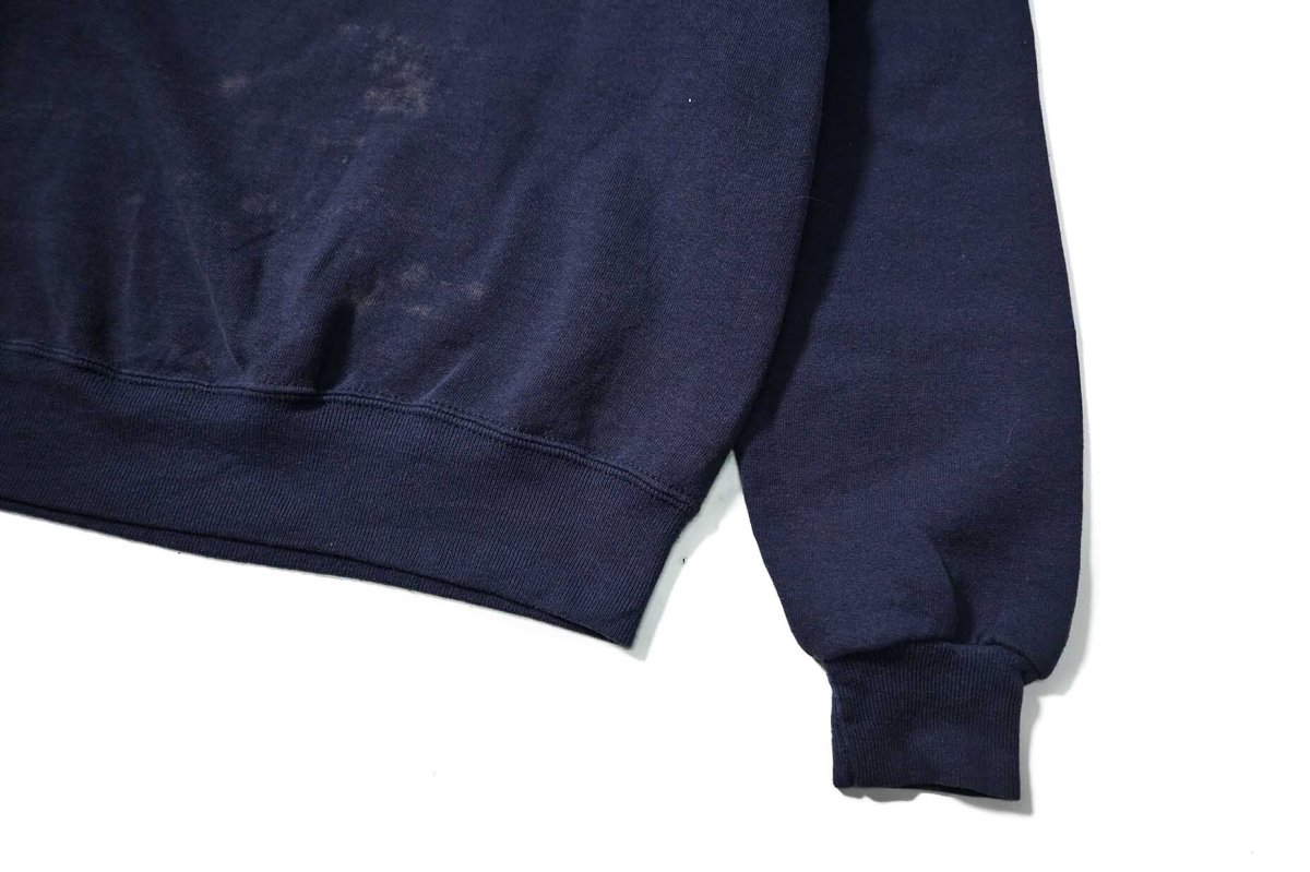 画像3: 80-90s Used Jerzees Raglan Sleeve Blank Sweat Shirt Navy made in USA (3)
