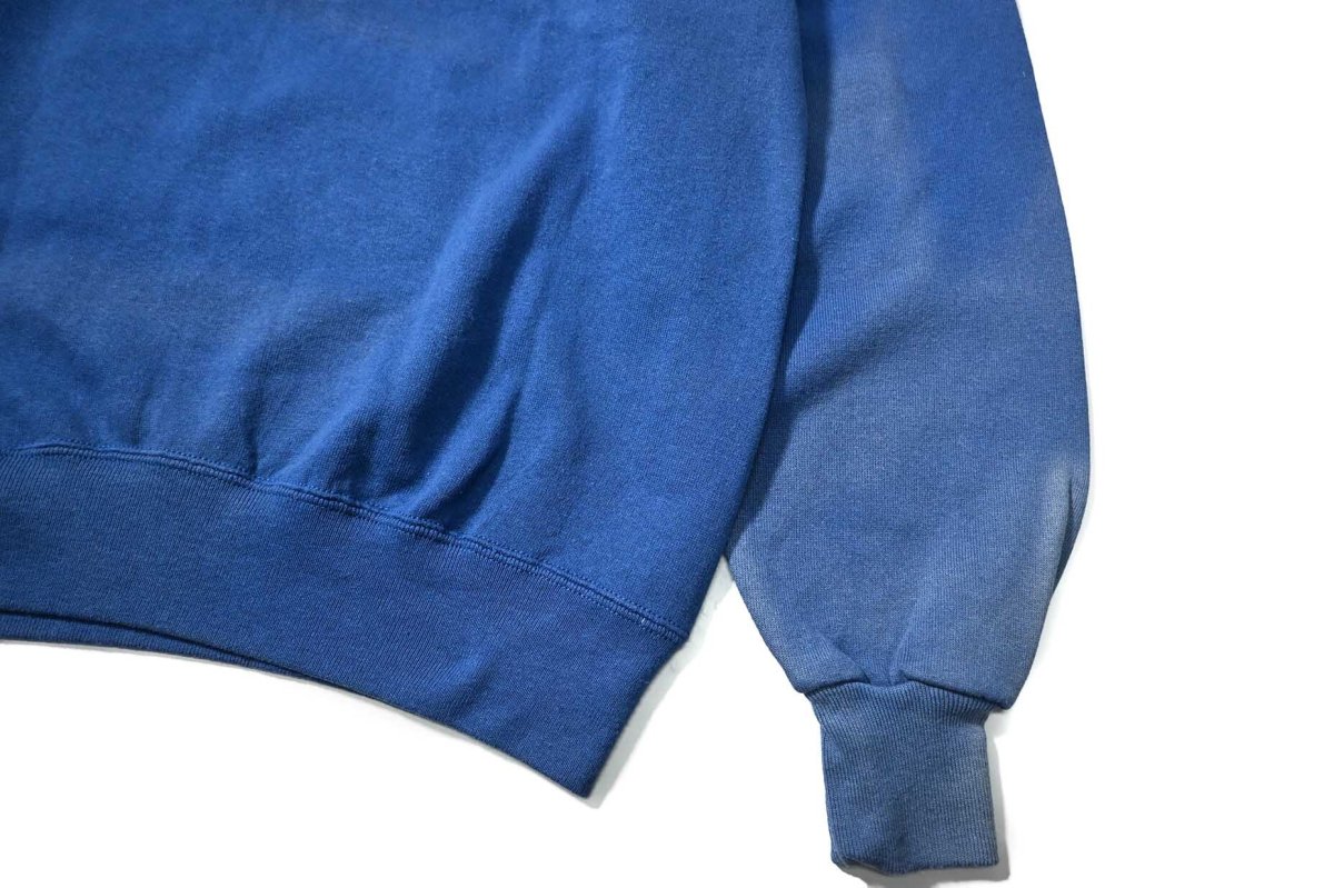 画像3: 80-90s Used Jerzees Raglan Sleeve Blank Sweat Shirt Blue made in USA (3)