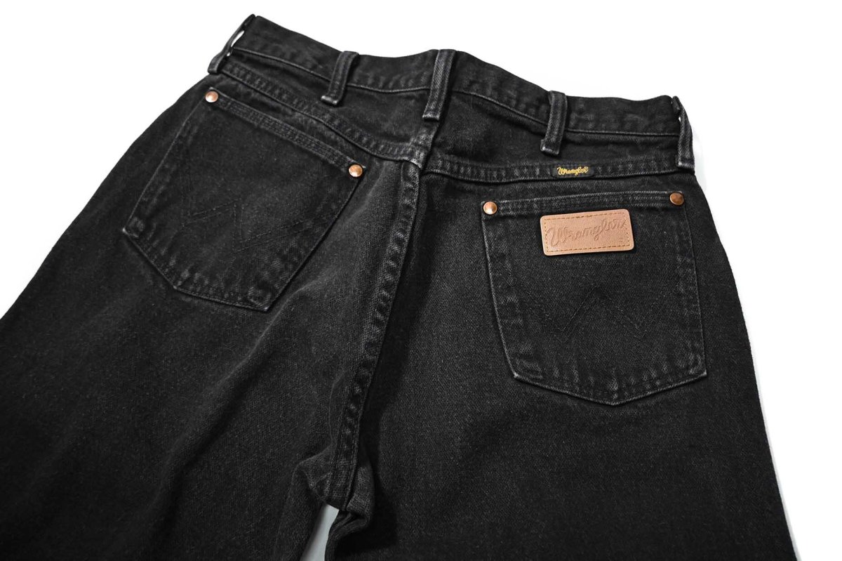 画像4: 90s Used Wrangler 13MWZWK Denim Pants Black made in USA (4)