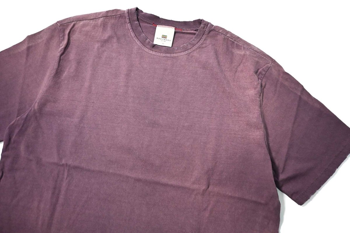 画像2: MOOJI MOOJI US Single Stitched T-Shirt Aged Plum (2)