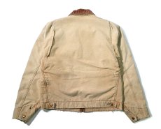 画像2: 13' Used Carhartt Blanket Lined Duck Detroit Jacket Brown (2)
