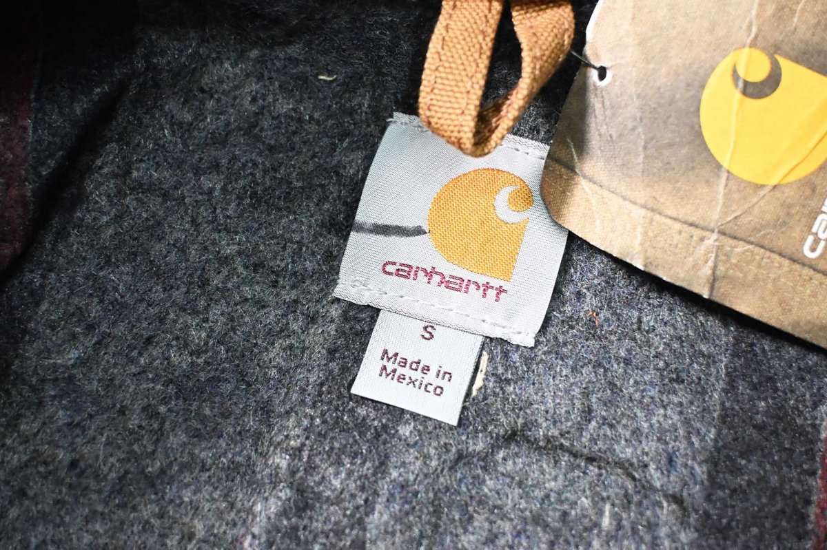 画像6: 18' Deadstock Carhartt Blanket Lined Michigan Chore Coat Brown (6)