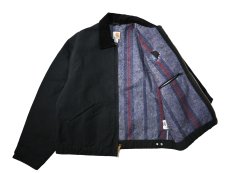 画像6: 18' Used Carhartt Blanket Lined Duck Detroit Jacket Black made in USA (6)