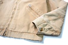 画像6: 13' Used Carhartt Blanket Lined Duck Detroit Jacket Brown (6)