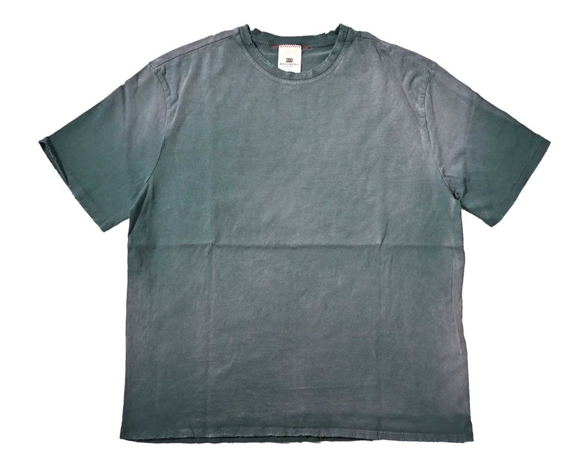 画像1: MOOJI MOOJI US Single Stitched T-Shirt Sun Fade Enamel Green (1)