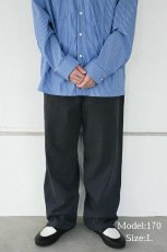 画像8: Los Angeles Apparel 8.5oz Wide Leg Jersey Pants Dolphin Blue ロサンゼルス アパレル (8)