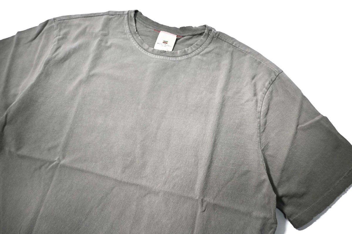 画像2: MOOJI MOOJI US Single Stitched T-Shirt Aged Olive Green (2)