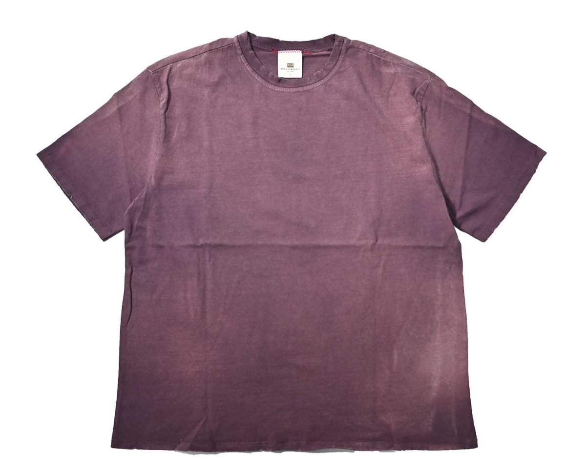 画像1: MOOJI MOOJI US Single Stitched T-Shirt Aged Plum (1)