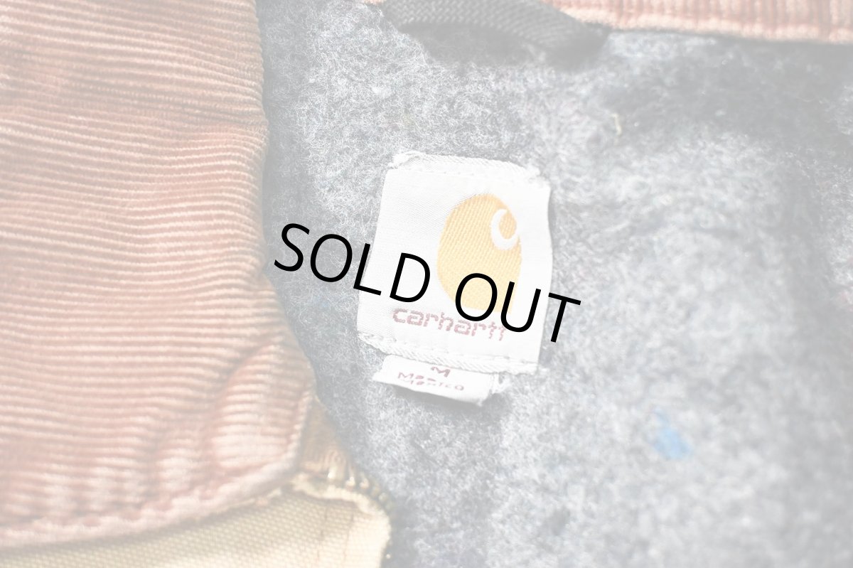 画像8: 13' Used Carhartt Blanket Lined Duck Detroit Jacket Brown (8)